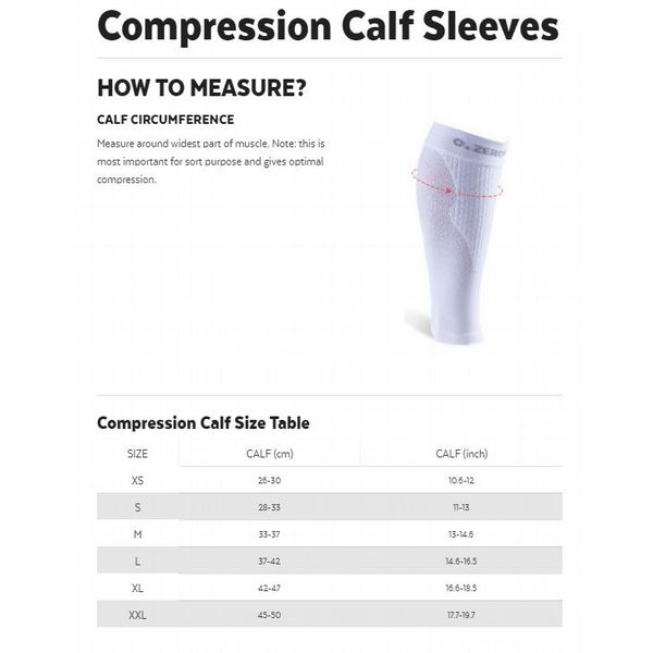 Intense 2.0 Compression Calf Sleeves - Black
